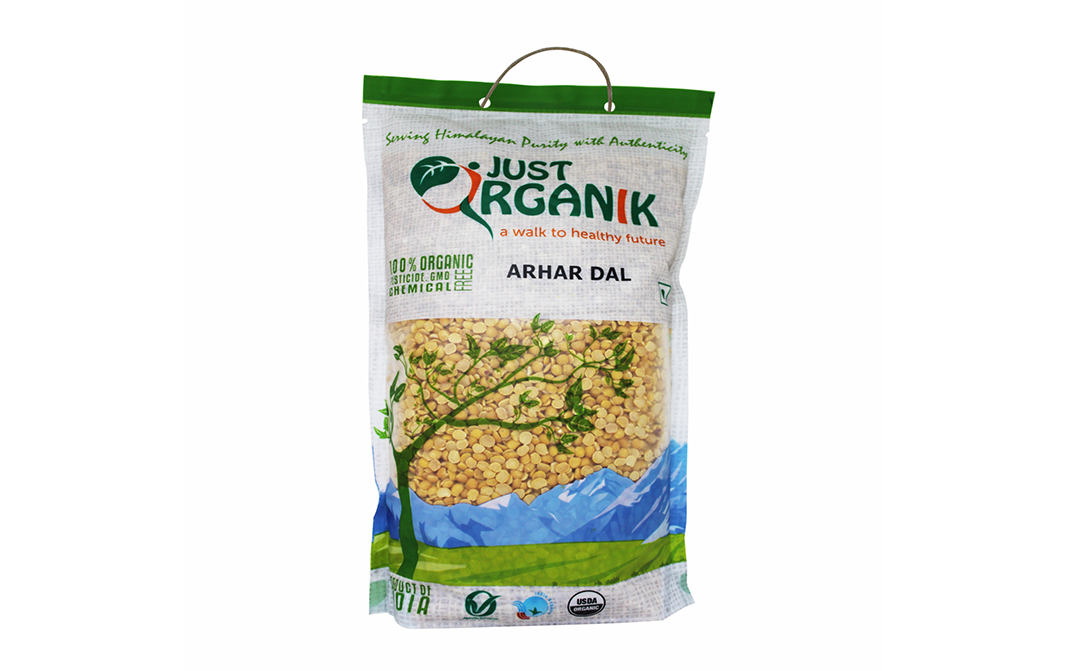 Just Organik Arhar Dal    Pack  1 kilogram